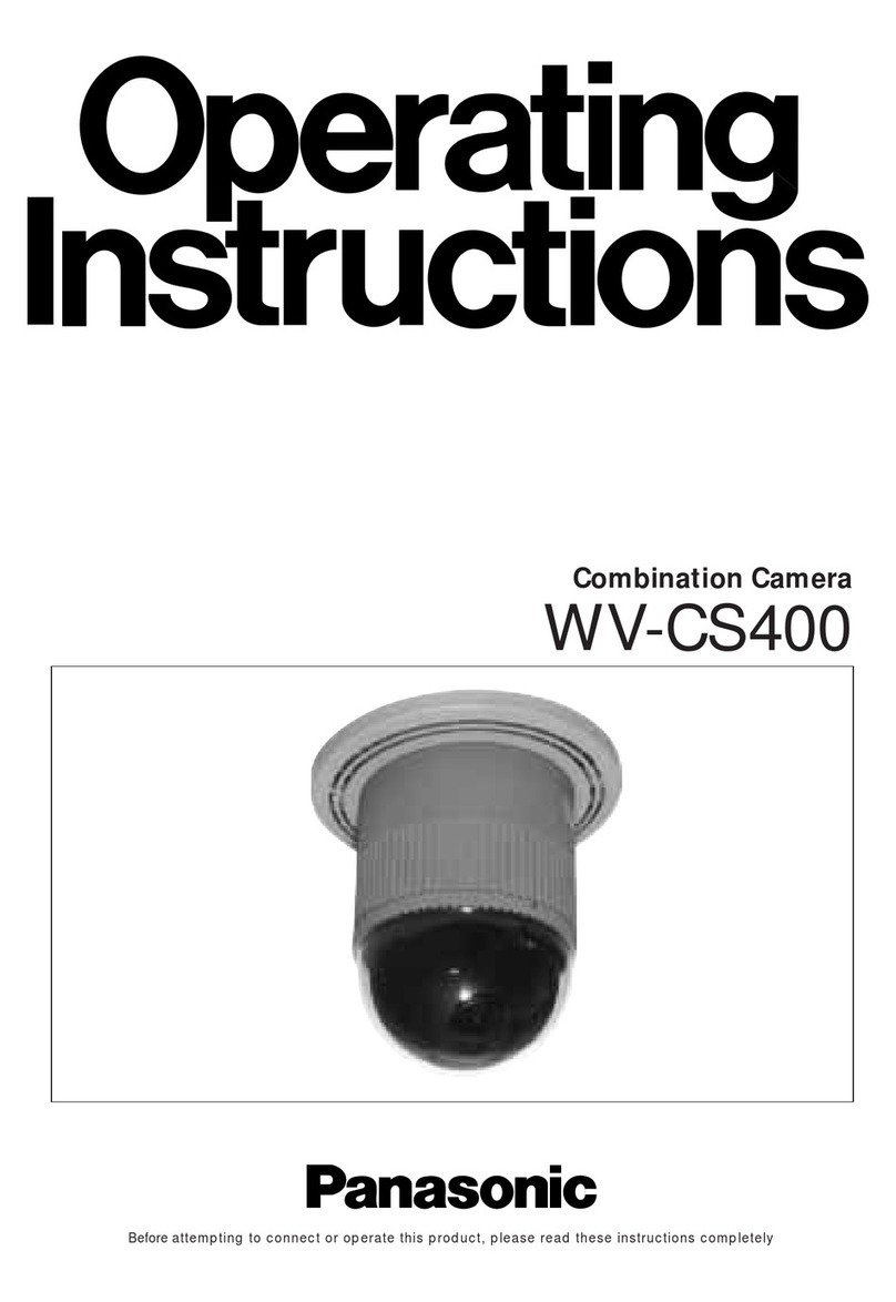 Panasonic WV-CS400 operating instructions