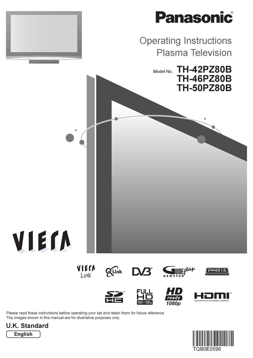 Panasonic Viera TH-42PZ80B User manual