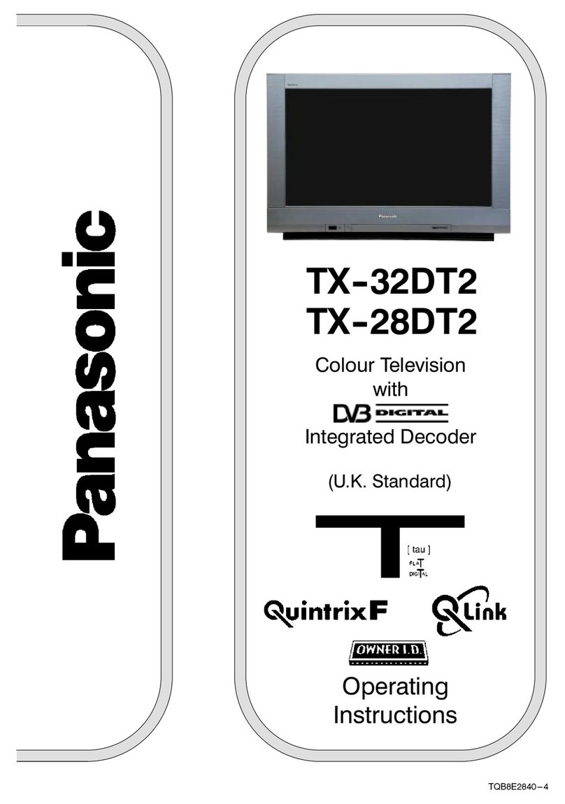 Panasonic TX-28DT2 User manual Panasonic TX-28DT2 User manual
