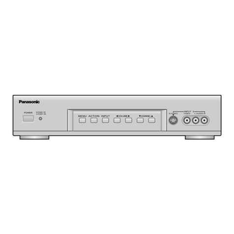Panasonic TU-PTA500U User manual
