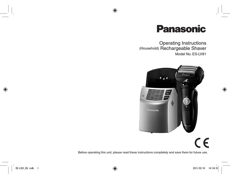 Panasonic ES-LV81 operating instructions