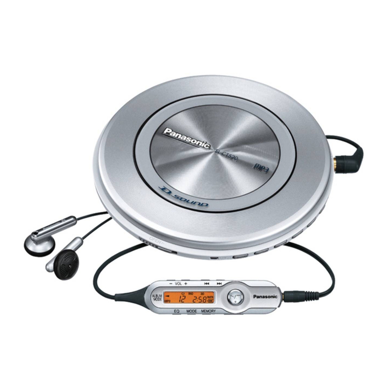 Panasonic SL-CT520 User manual