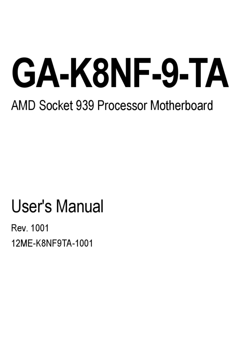 Gigabyte GA-K8NF-9-TA user manual