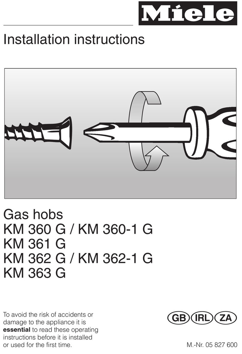 Miele KM 360 G User manual