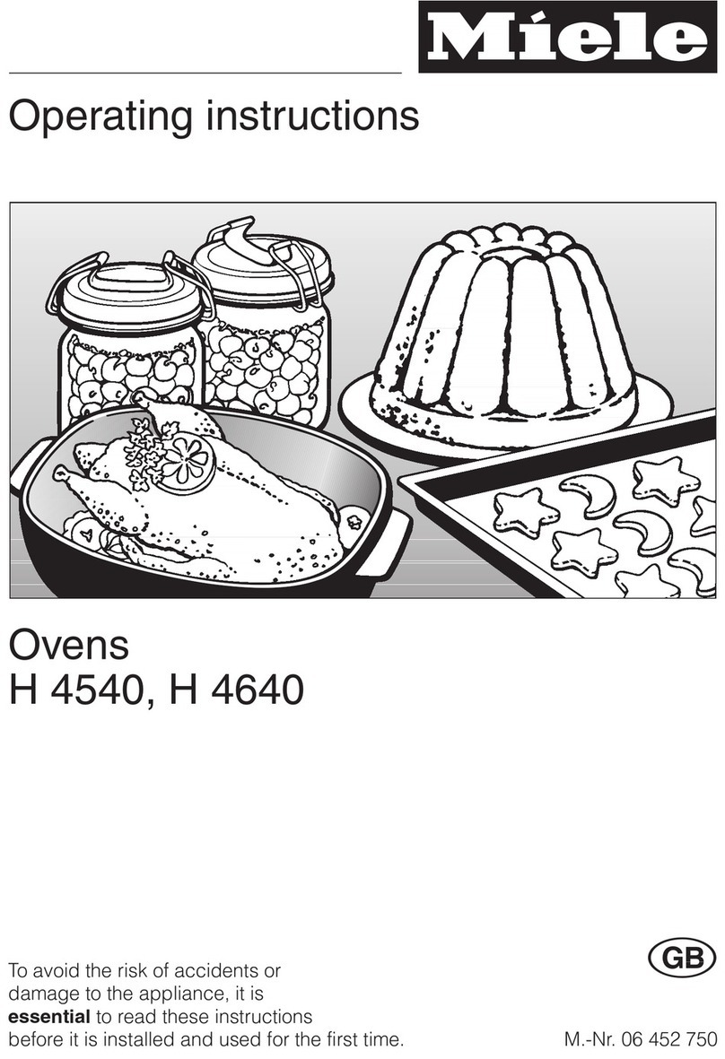 Miele H 4540 operating instructions