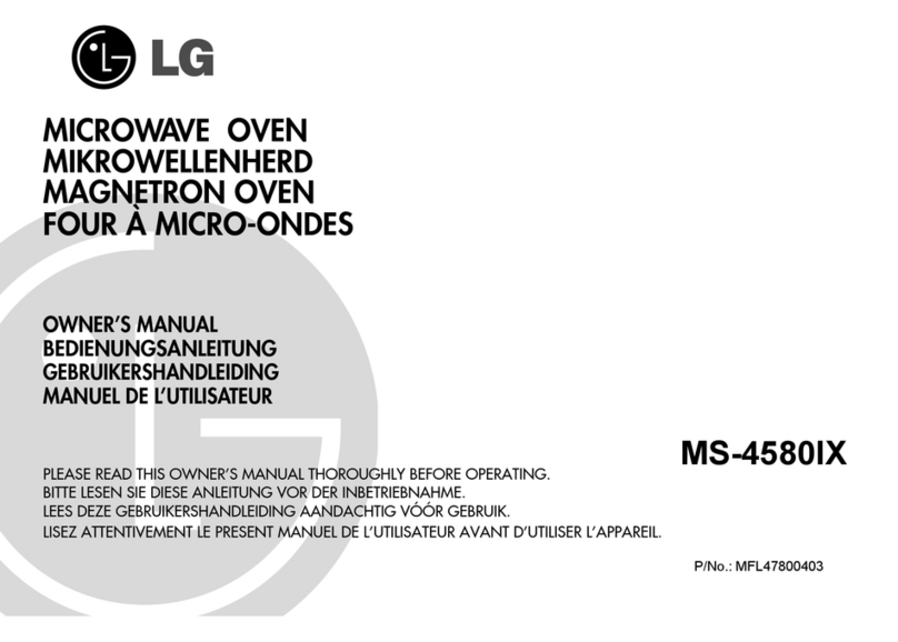 LG MS-4580IX owner's manual