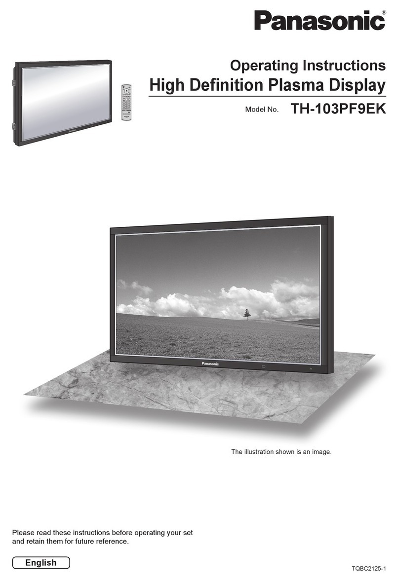 Panasonic TH-103PF9EK User manual Panasonic TH-103PF9EK User manual
