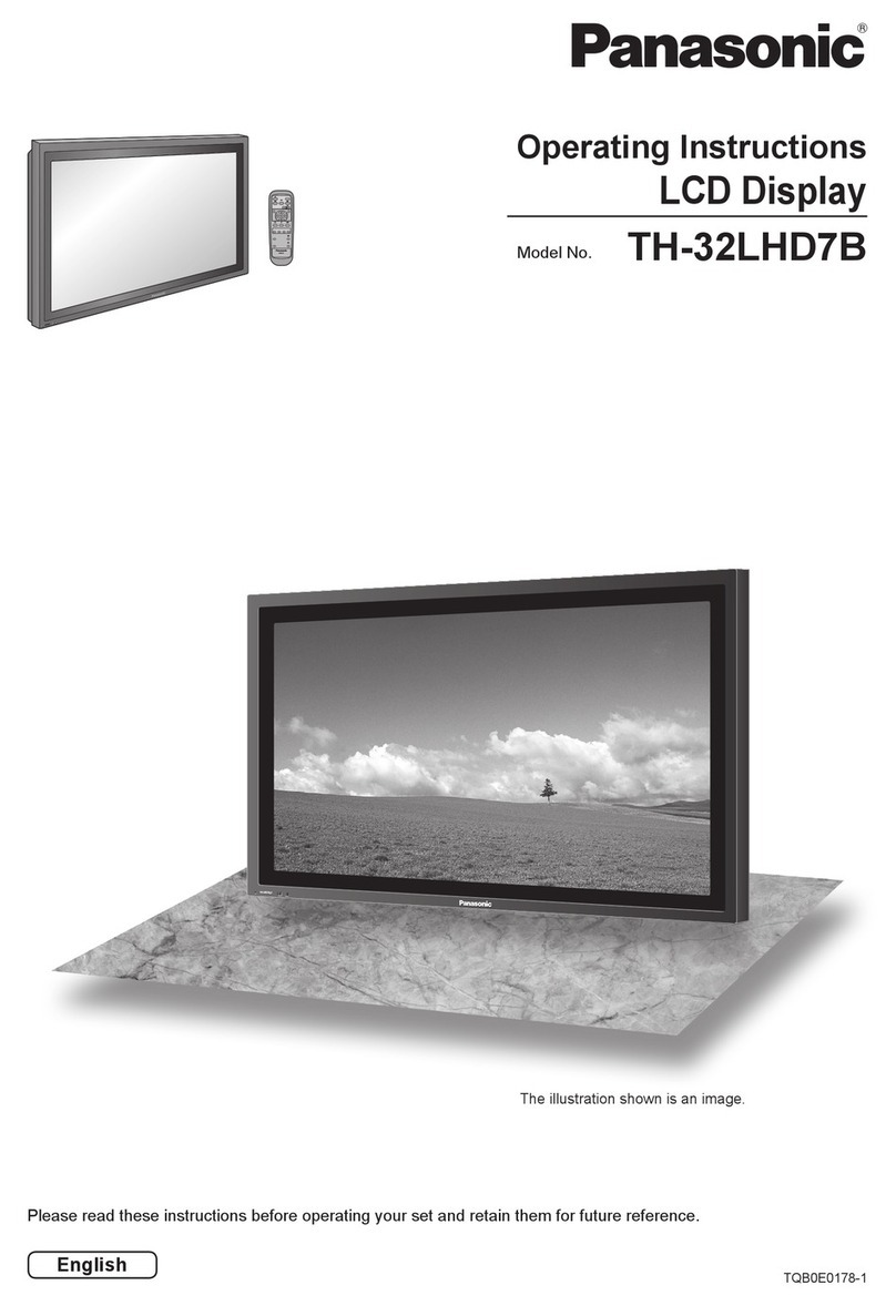 Panasonic TH-32LHD7B User manual