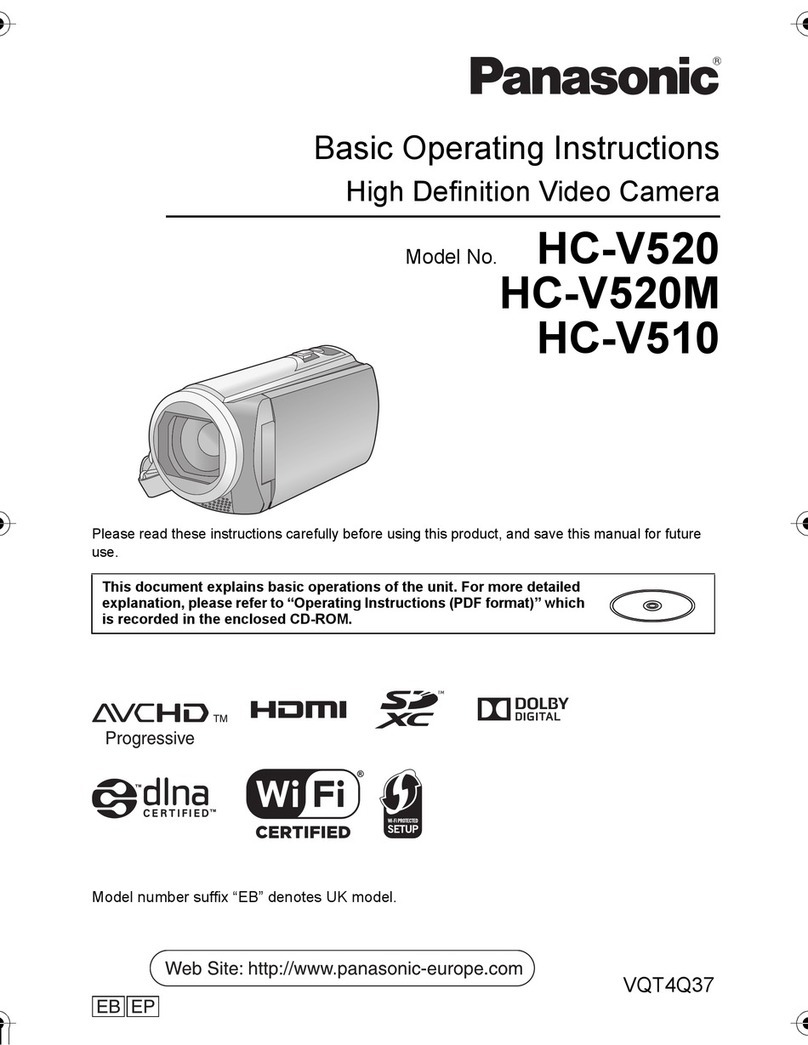 Panasonic HC-V510 Operating	 instruction