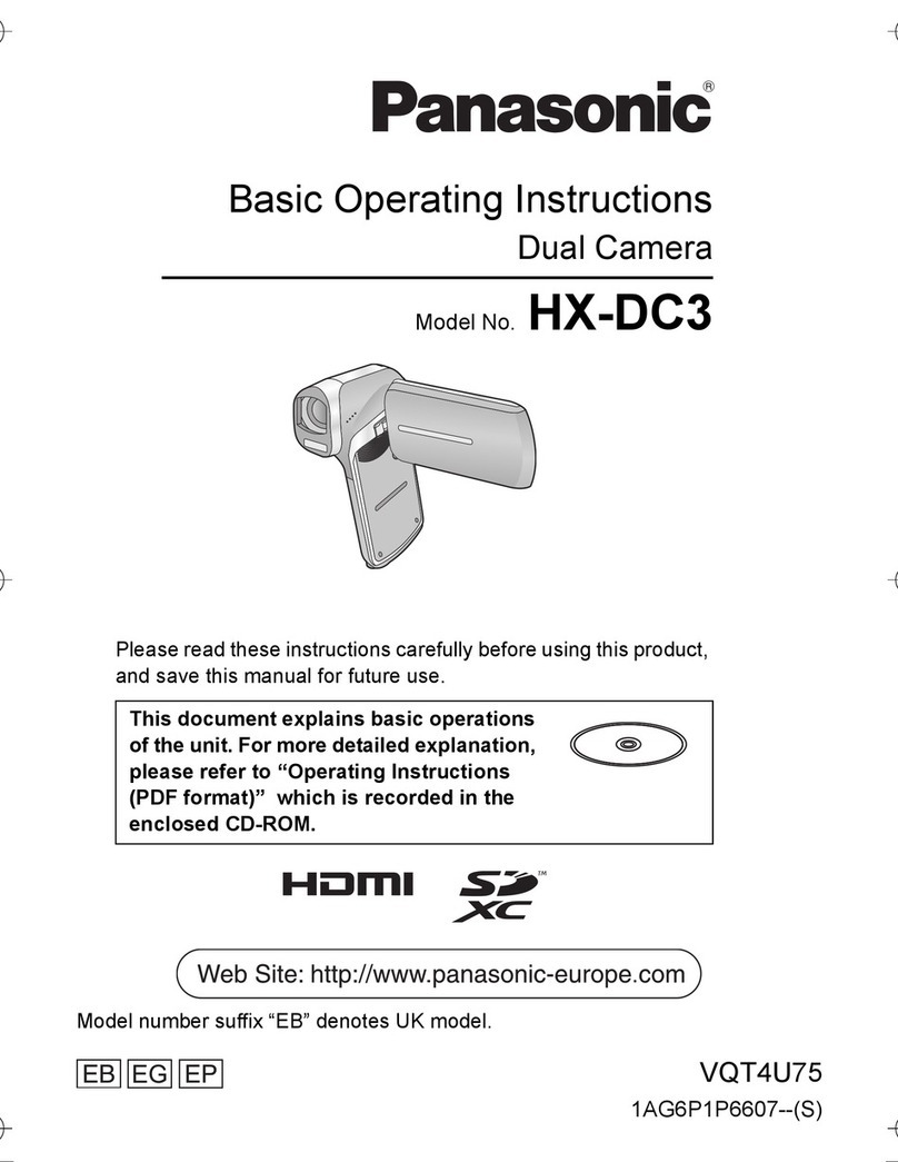 Panasonic HC-DC3 User manual