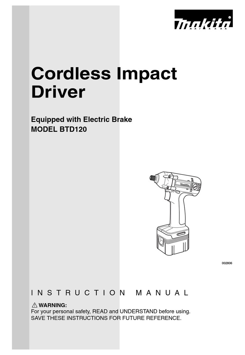 Makita BTD120 User manual