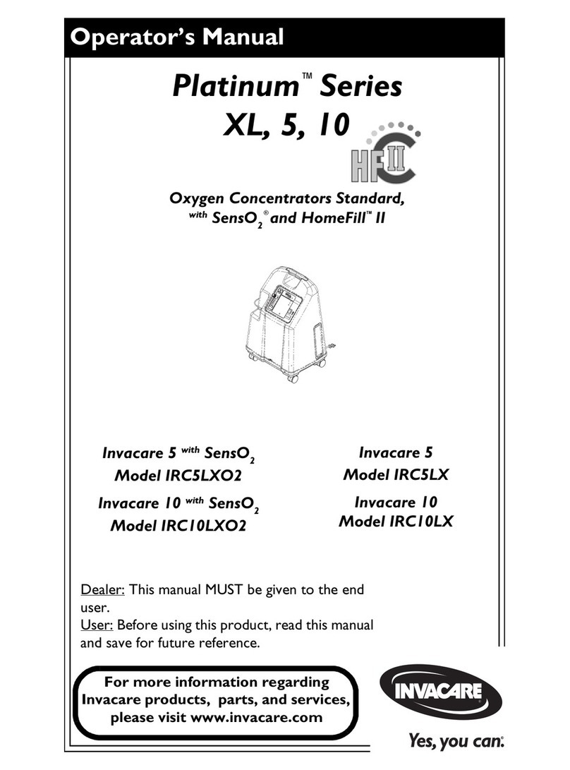 Invacare Platinum IRC5LXO2 User manual