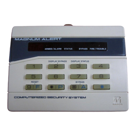 NAPCO Security System User manual