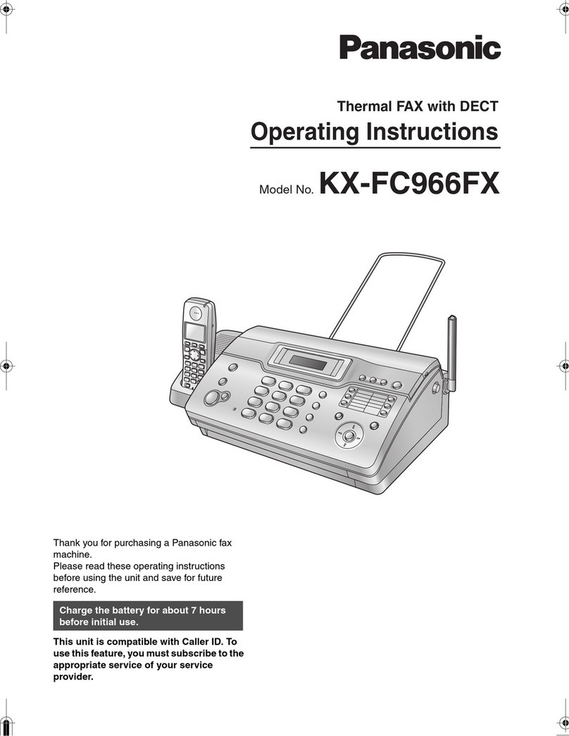 Panasonic KX-FC966FX User manual