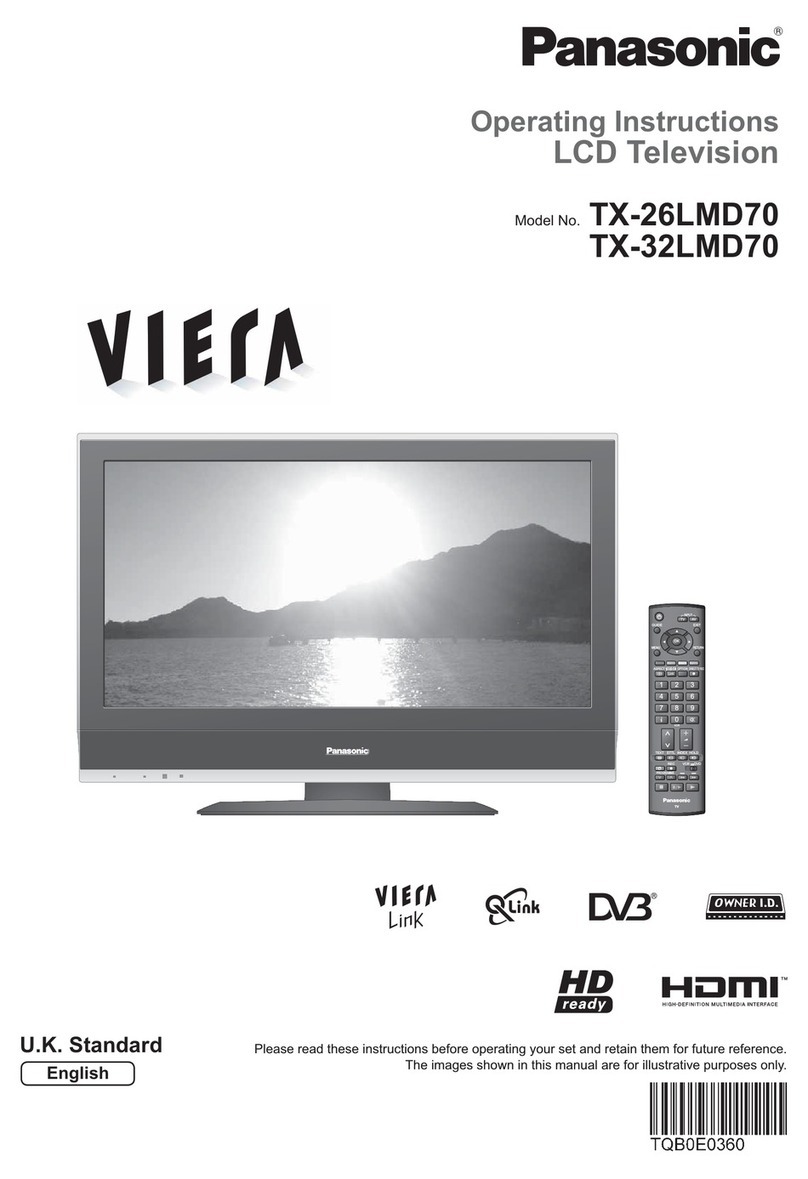 Panasonic Viera TX-26LMD70 User manual