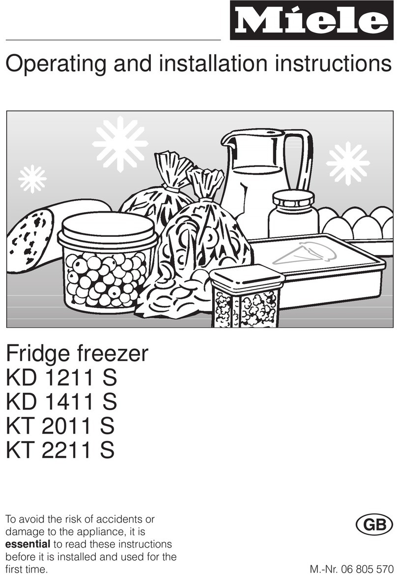 Miele KT 2211 S User manual