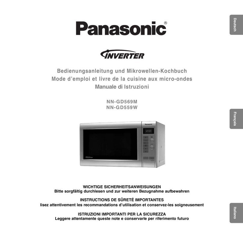 Panasonic inverter NN-GD569M instruction manual