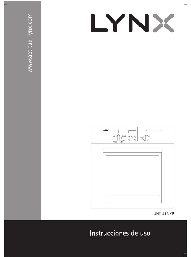 Lynx Oven User manual