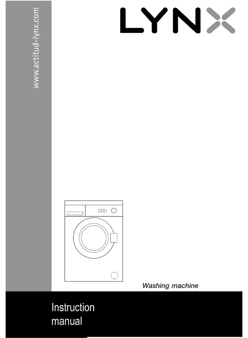 Lynx  Washing machine instruction manual