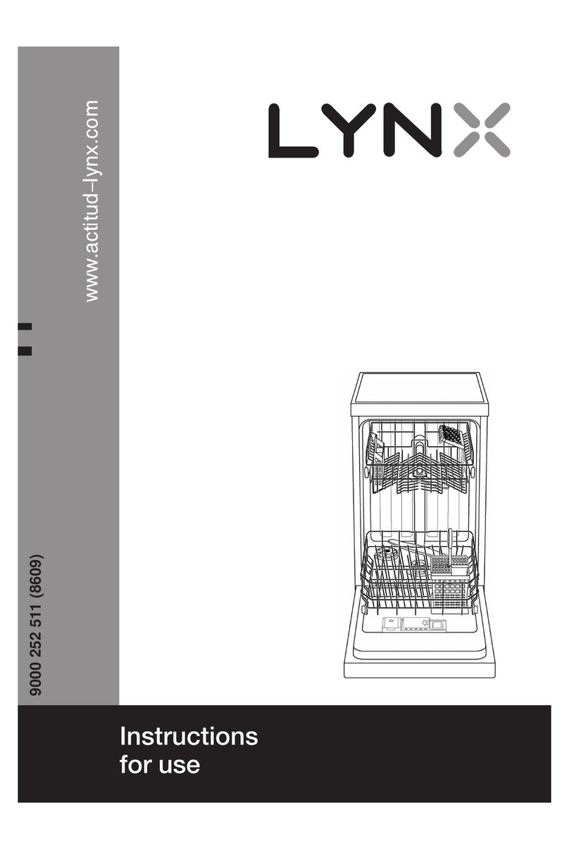 Lynx Dishwasher Instructions for use