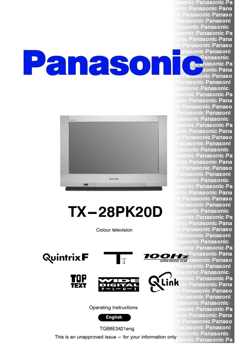 Panasonic QuintrixF TX-28PK20D operating instructions Panasonic QuintrixF TX-28PK20D operating instructions