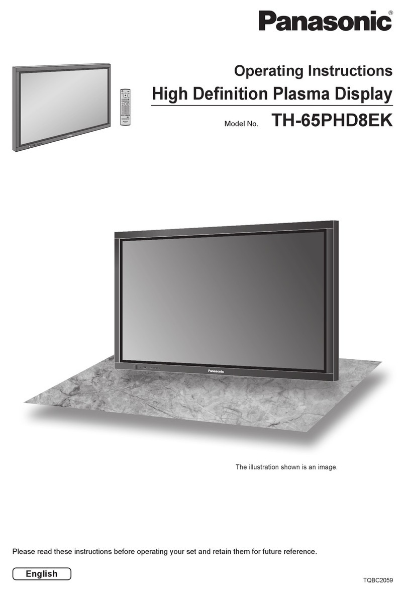 Panasonic TH-65PHD8EK User manual