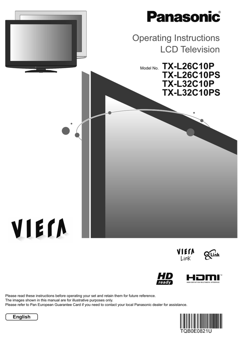 Panasonic Viera TX-L26C10P User manual