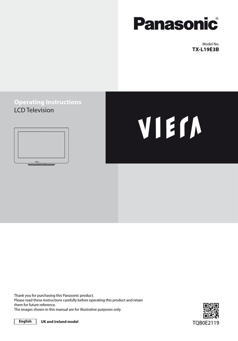 Panasonic Viera TX-L19E3B operating instructions