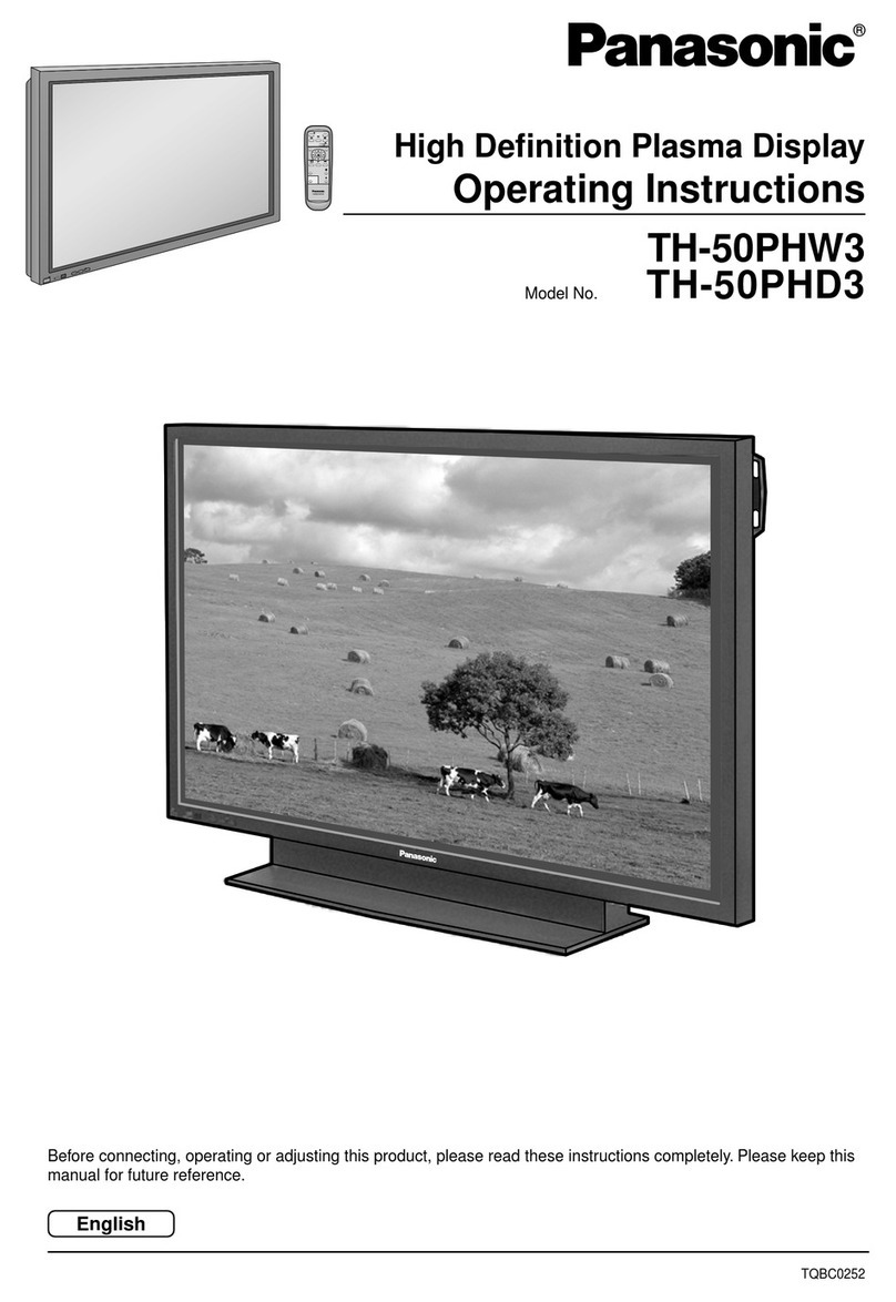 Panasonic TH-50PHW3 User manual