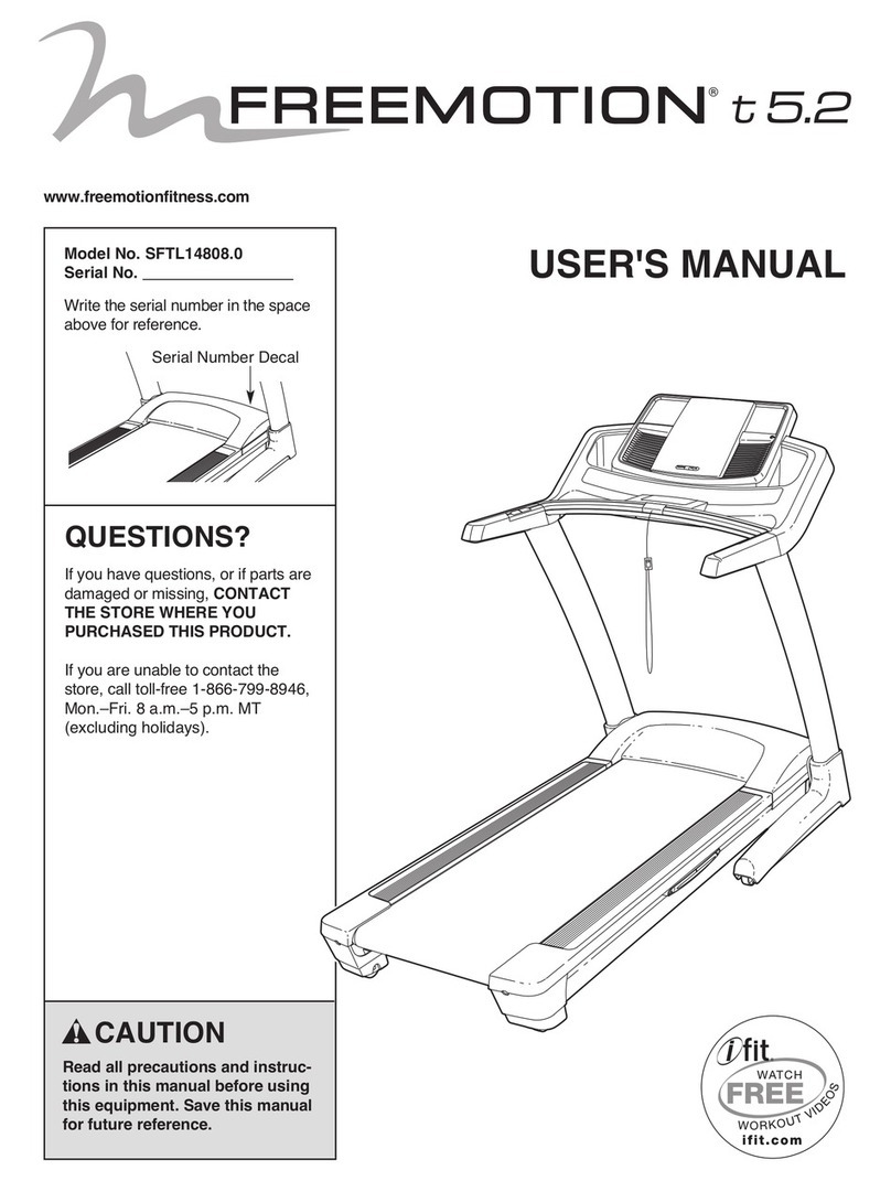 FREE MOTION t 5.2 User manual