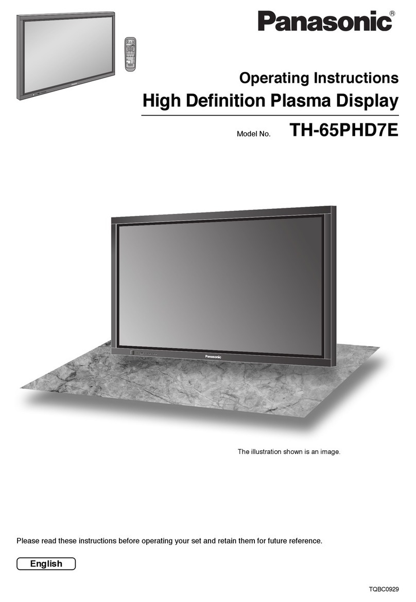 Panasonic TH-65PHD7E operating instructions