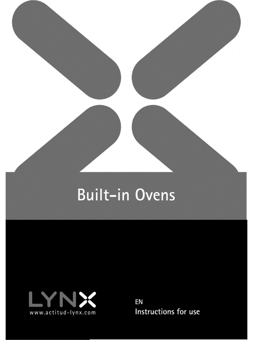 Lynx Built-in Oven User manual