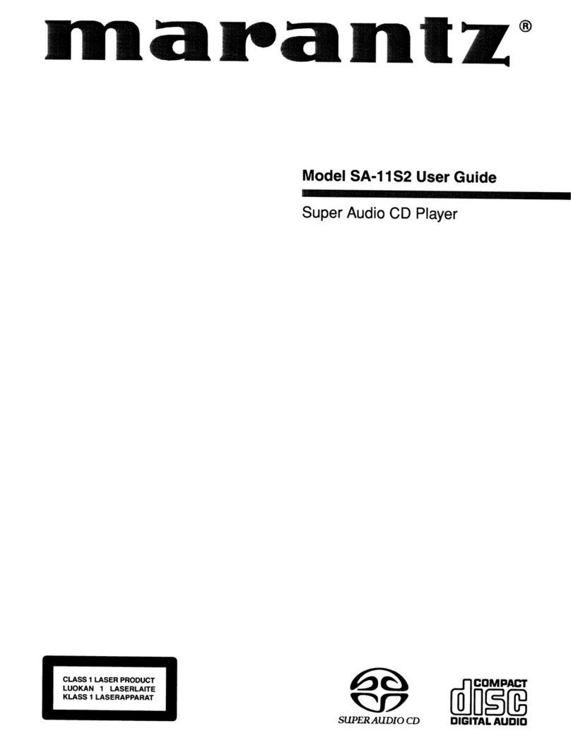 Marantz SA-1152 User manual