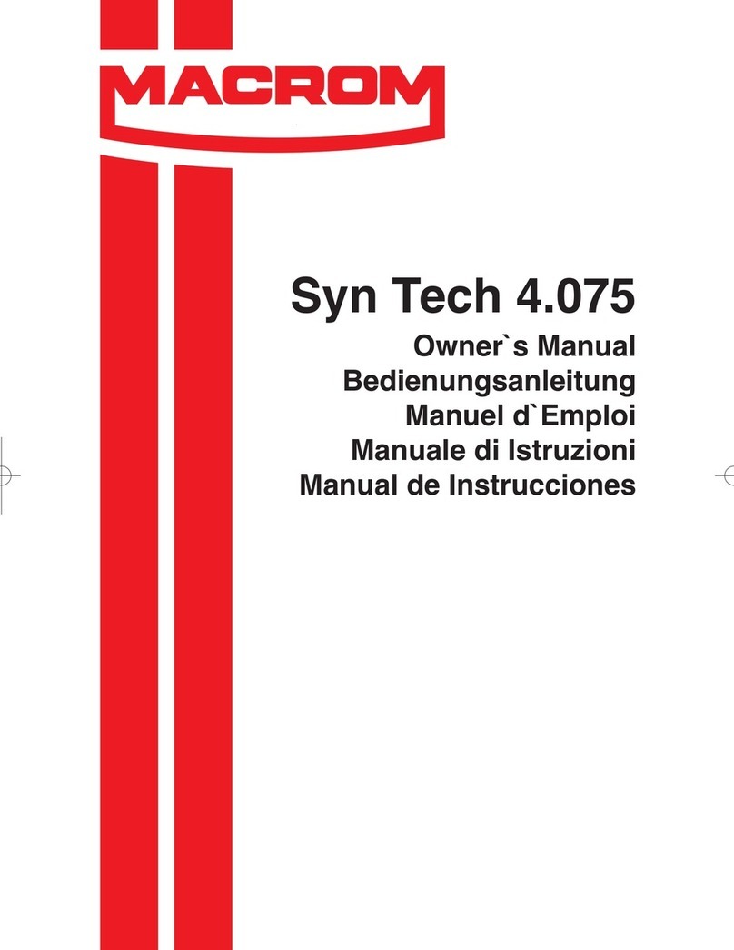 Macrom Syn Tech 4.075 owner's manual