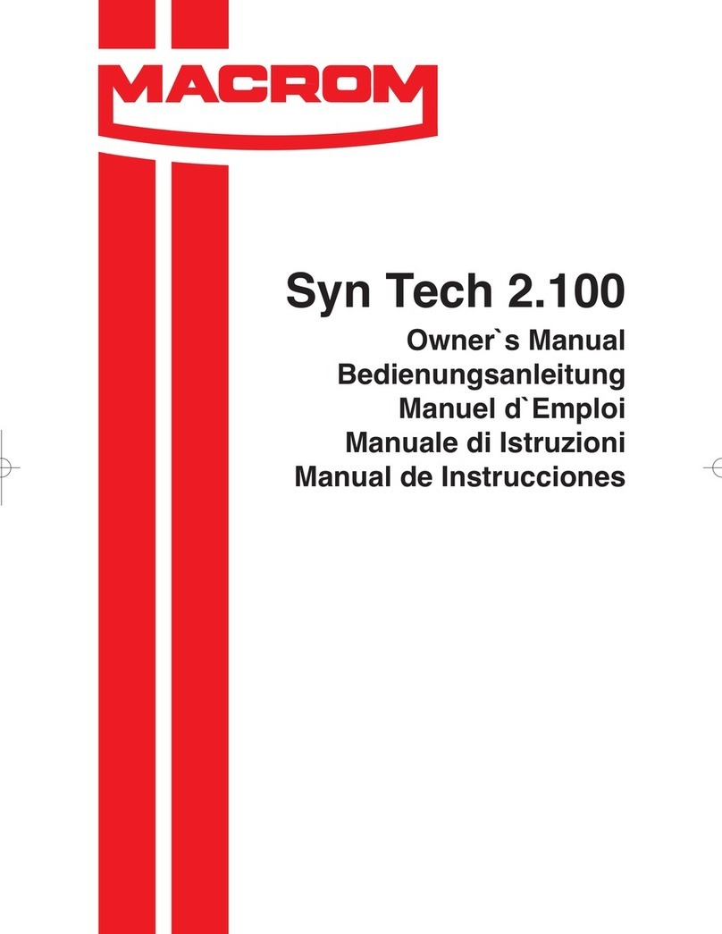 Macrom Syn Tech 2.100 User manual