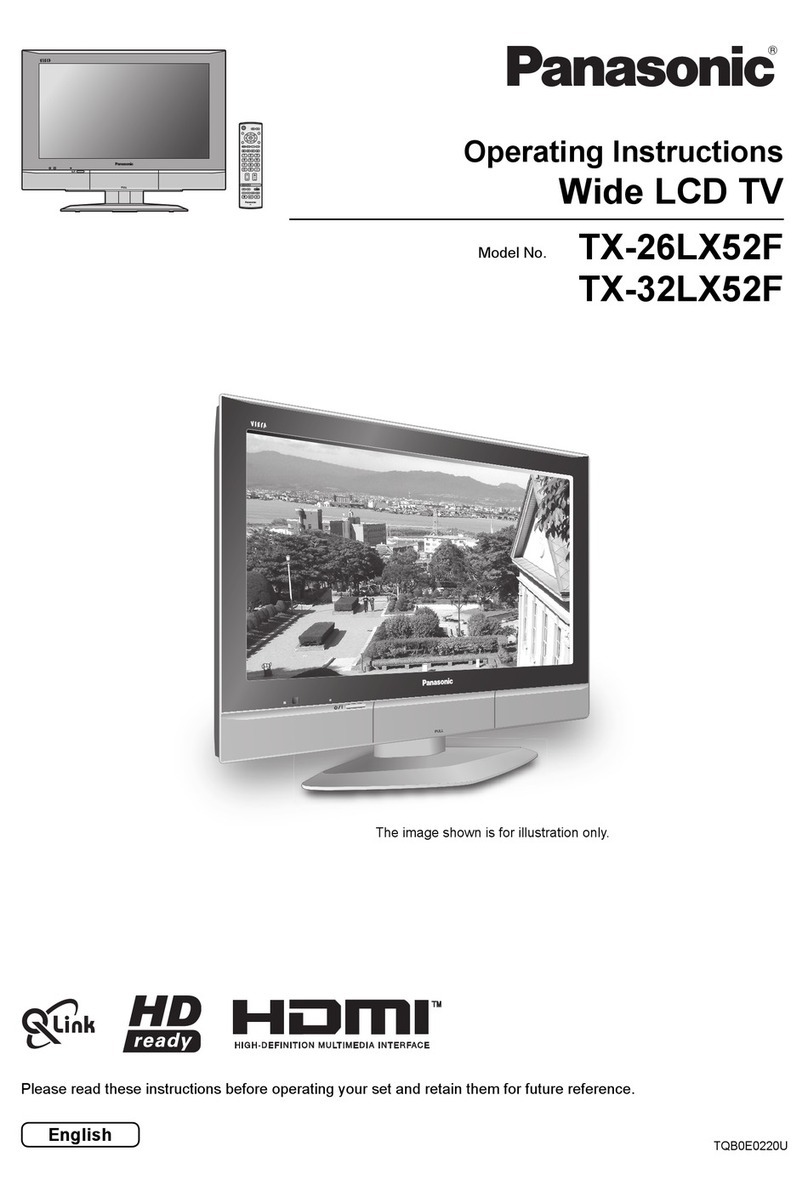 Panasonic TX-26LX52F User manual