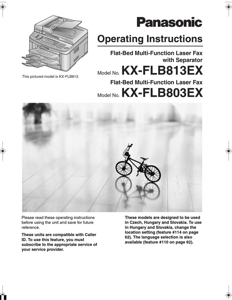 Panasonic KX-FLB803EX operating instructions