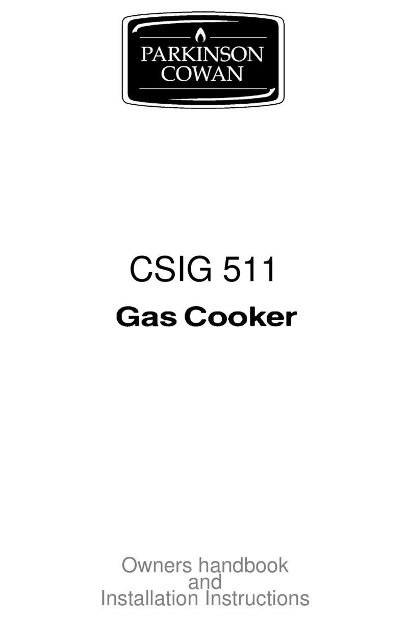 Parkinson Cowan CSIG 511 Owner's and installation guide