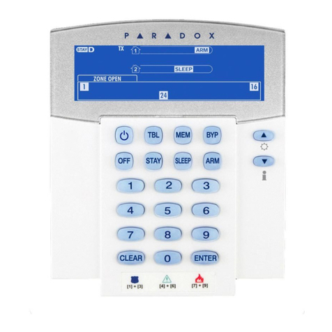 Paradox Magellan K636 User manual