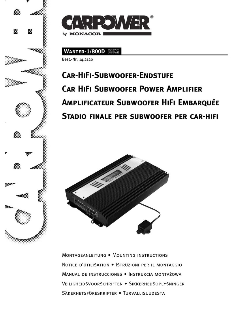 Carpower WANTED-1/800D MK2 User manual Carpower WANTED-1/800D MK2 User manual