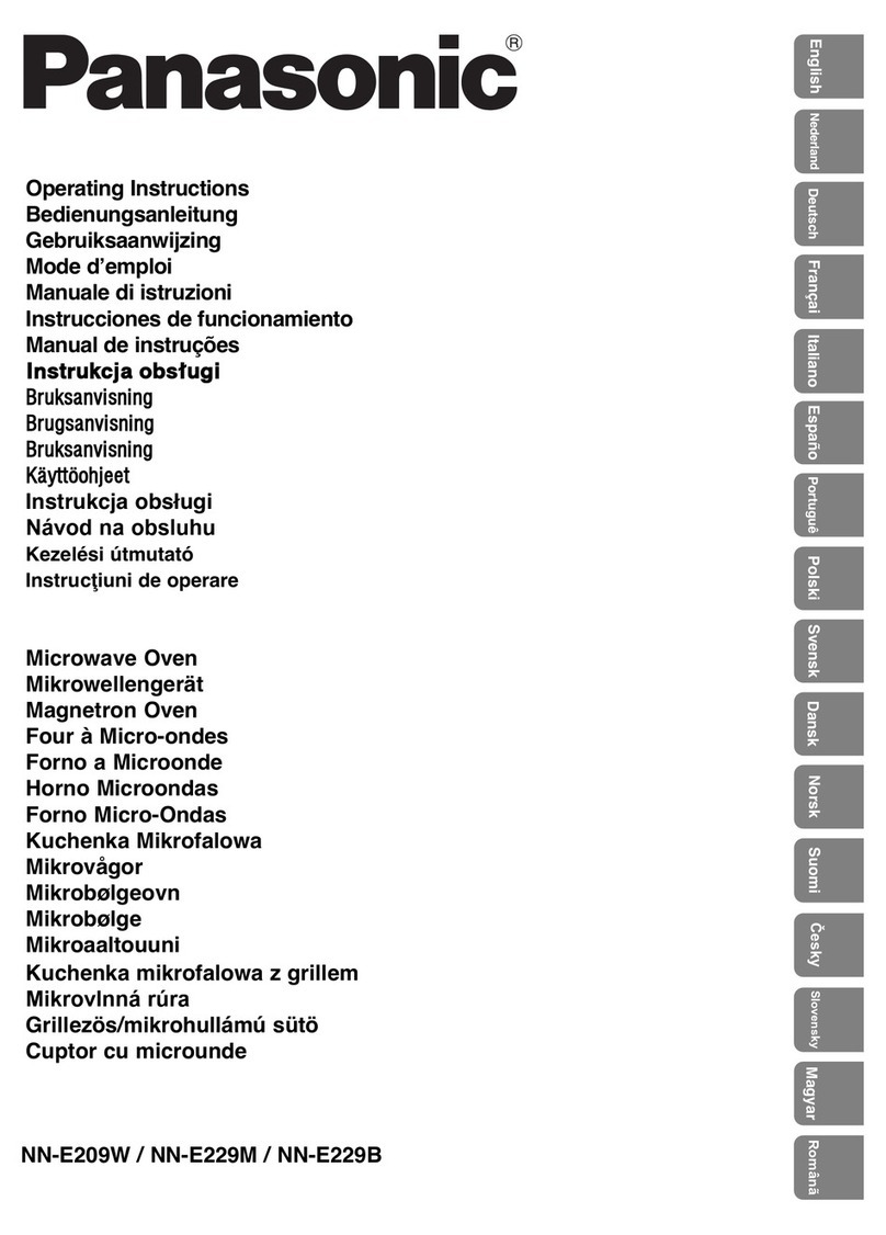 Panasonic NN-E209W User manual
