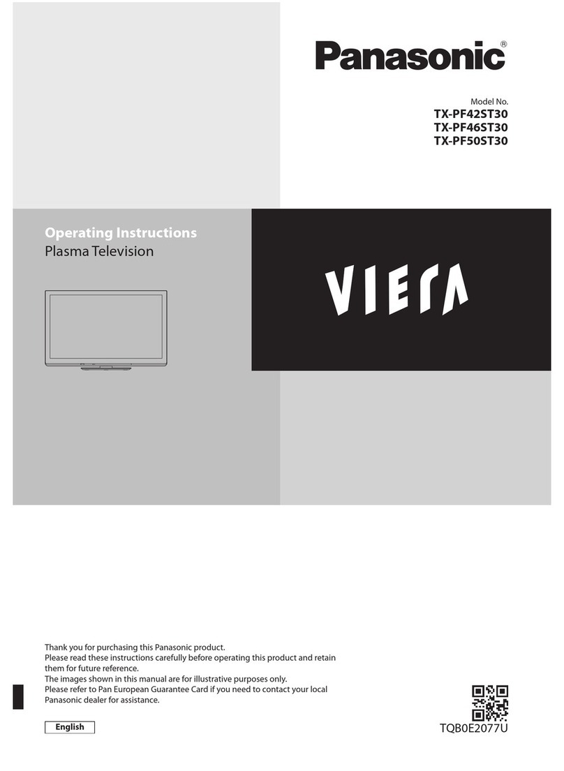 Panasonic Viera TX-PF42ST30 User manual Panasonic Viera TX-PF42ST30 User manual