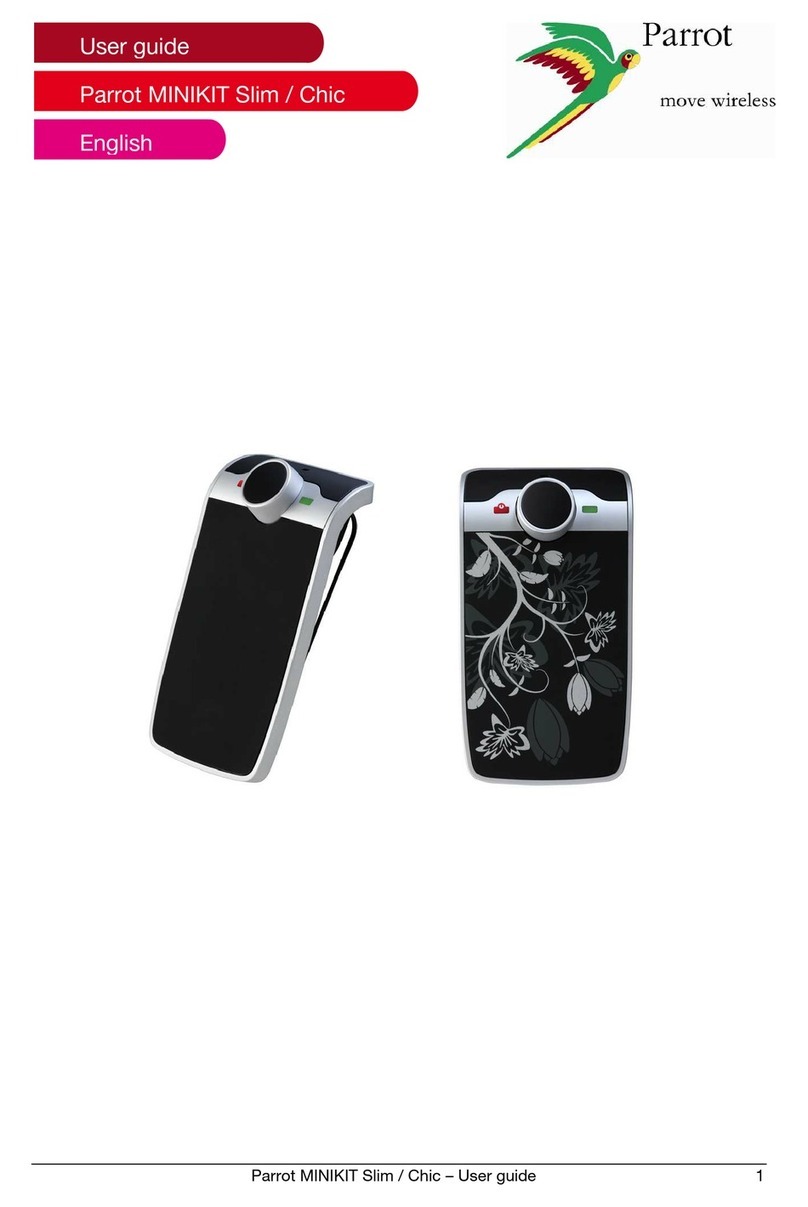 Parrot MINIKIT CHIC user guide