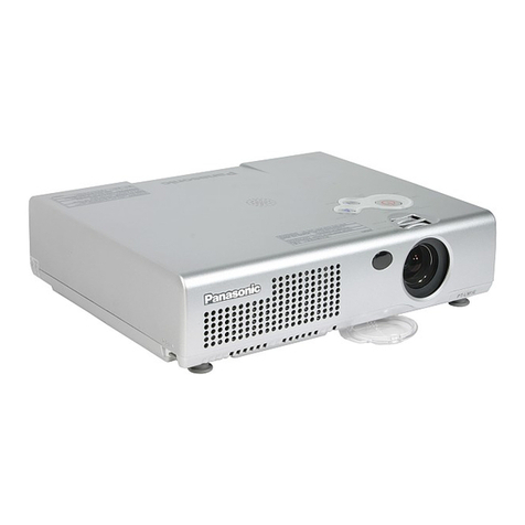 Panasonic PT-LM1E User manual