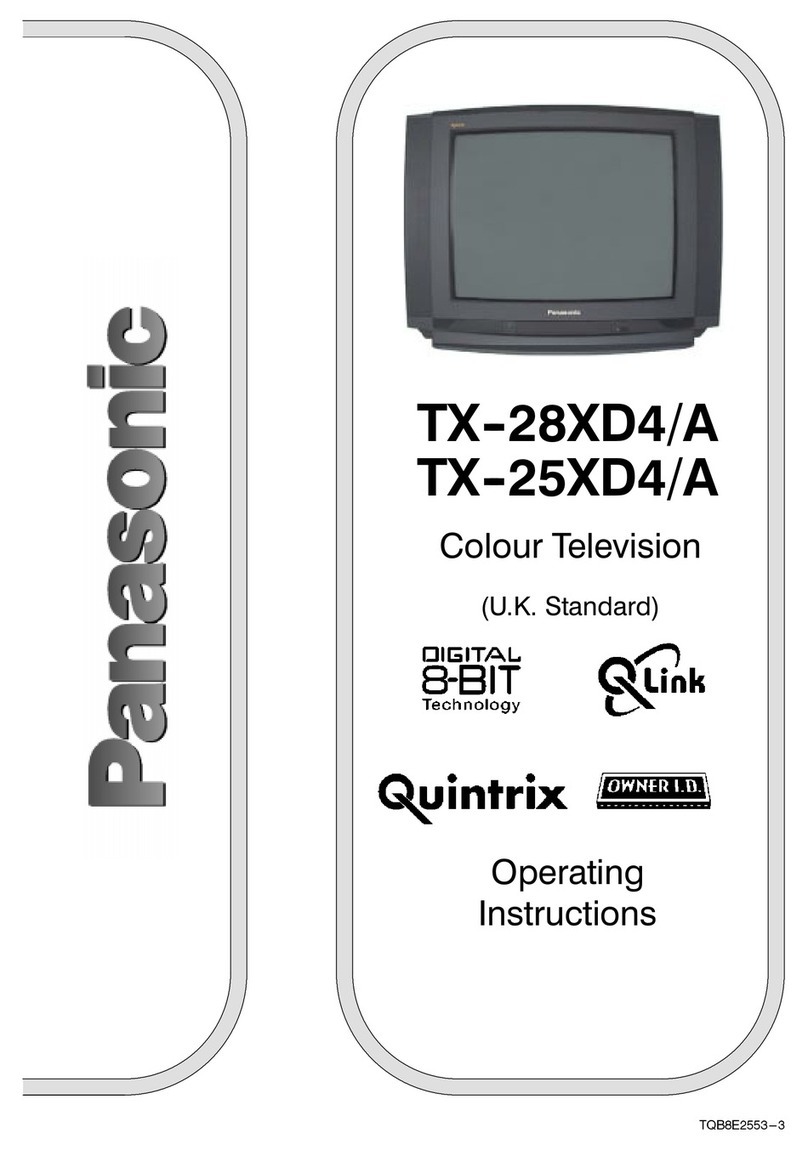 Panasonic TX-25XD4 User manual Panasonic TX-25XD4 User manual