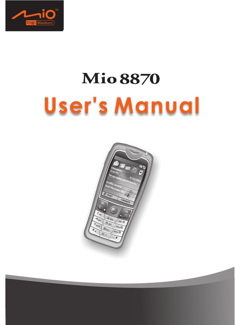 Mio Digi Walker 8870 User manual