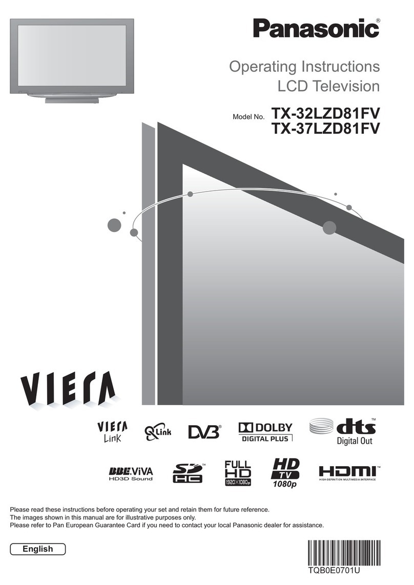 Panasonic Viera TX-32LZD81FV User manual