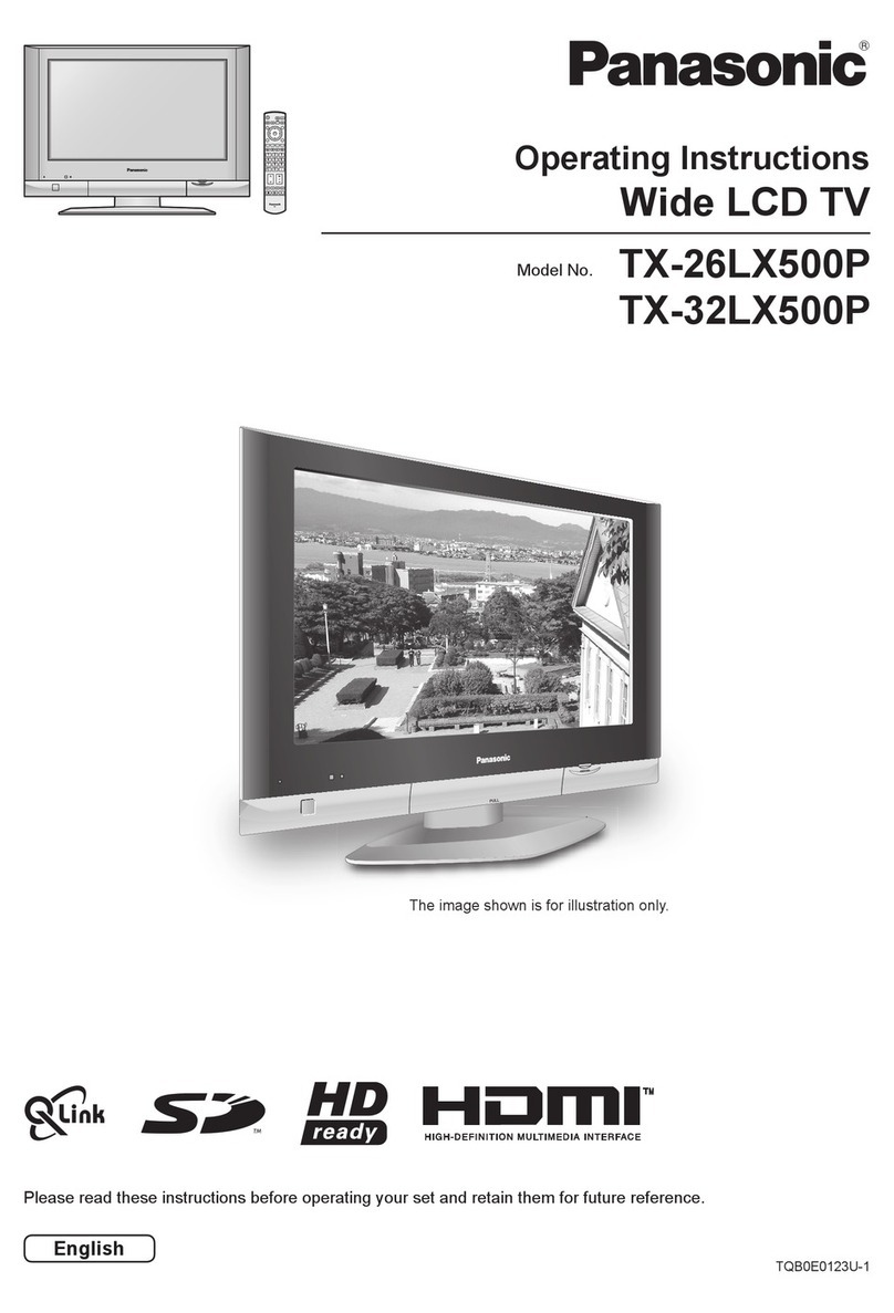 Panasonic TX-26LX500P User manual