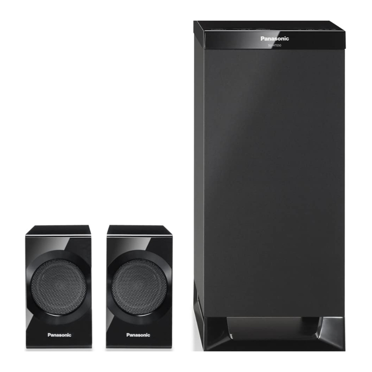Panasonic SC-HTE50 User manual