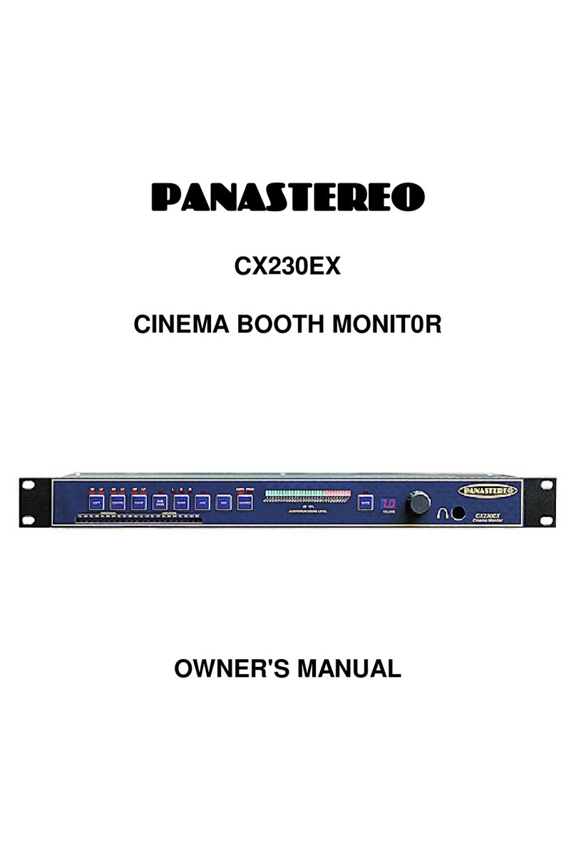 PANASTEREO CX230EX User manual